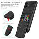 Samsung A06 Heavy Duty Kickstand Card Holder Case