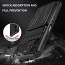 Samsung A06 Heavy Duty Kickstand Card Holder Case