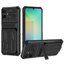 Samsung A06 Heavy Duty Kickstand Card Holder Case