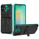 Samsung A06 Heavy Duty Kickstand Card Holder Case