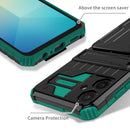 Samsung A06 Heavy Duty Kickstand Card Holder Case