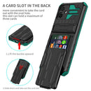 Samsung A06 Heavy Duty Kickstand Card Holder Case