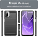 Samsung A07 Carbon Fibre TPU Case Slim Shockproof Cover