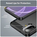 Samsung A07 Carbon Fibre TPU Case Slim Shockproof Cover