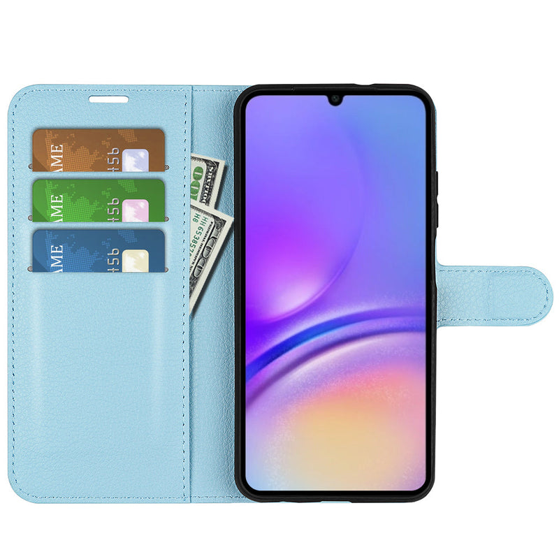 Samsung Galaxy A07 PU Wallet Case [LightBlue]