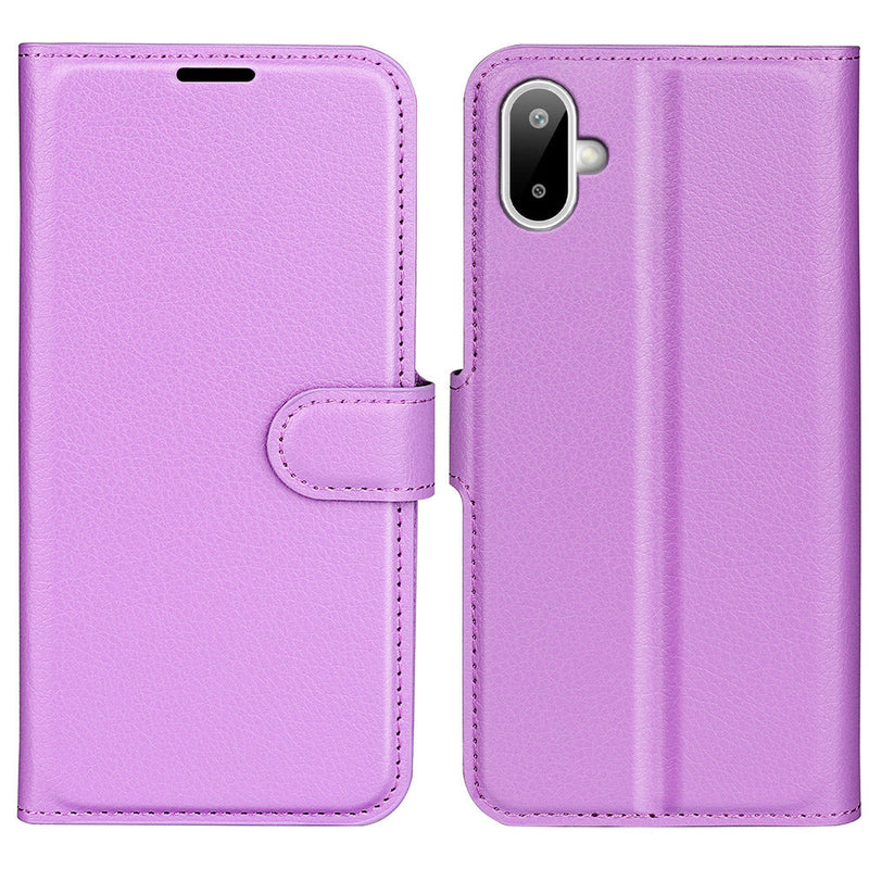 Samsung Galaxy A07 PU Wallet Case [Purple]