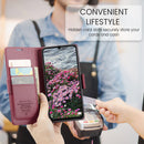 Samsung Galaxy A07 CaseMe Retro Wallet Case [Maroon]