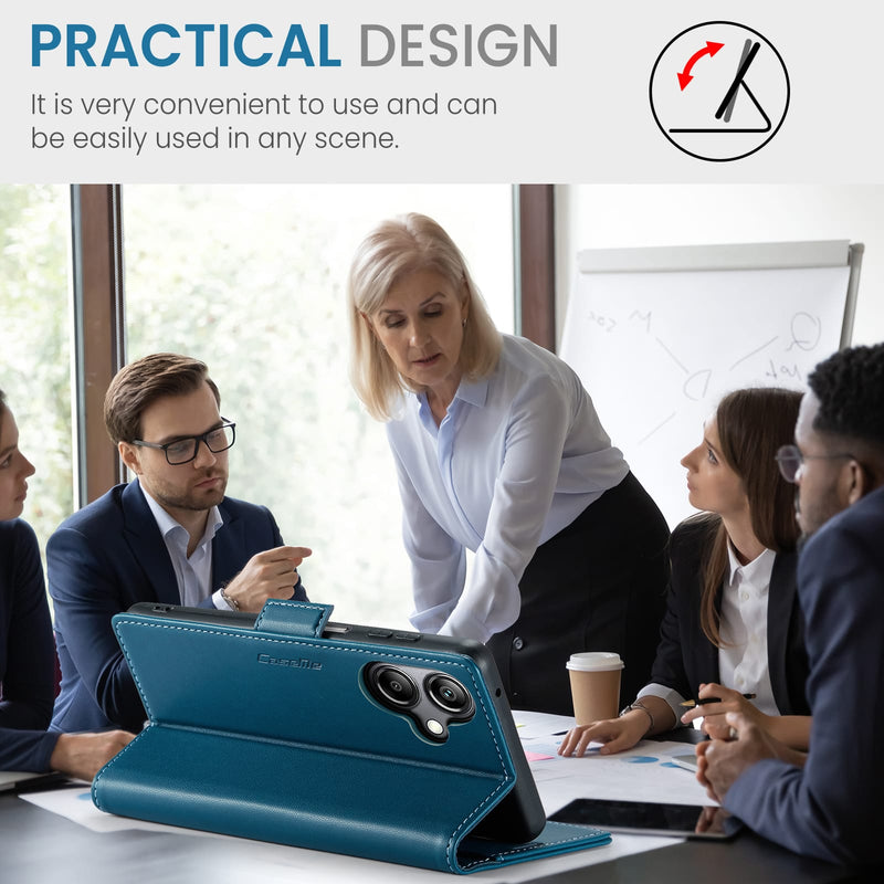 Samsung Galaxy A07 CaseMe Retro Wallet Case [Navy]