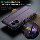 Samsung Galaxy A07 CaseMe Retro Wallet Case [Purple]