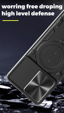 Samsung Galaxy A07 Ring Kickstand Case w/ Camera Cover [Navy]