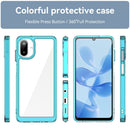 Samsung Galaxy A07 Soft TPU Bumper Case [Clear Blue]