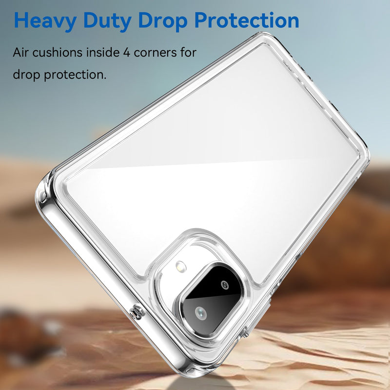 Samsung Galaxy A07 Soft TPU Bumper Case [Clear]