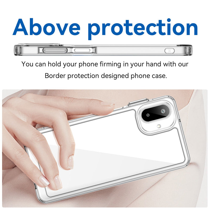 Samsung Galaxy A07 Soft TPU Bumper Case [Clear]