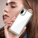 Samsung Galaxy A07 Soft TPU Bumper Case [Clear Grey]