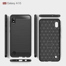Samsung A10 Carbon Fibre TPU Case Slim Shockproof Cover