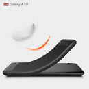 Samsung A10 Carbon Fibre TPU Case Slim Shockproof Cover
