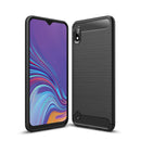 Samsung A10 Carbon Fibre TPU Case Slim Shockproof Cover