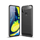 Samsung A11 Carbon Fibre TPU Case Slim Shockproof Cover