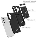 Samsung A16 5G Heavy Duty Kickstand Card Holder Case