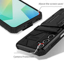 Samsung A16 5G Heavy Duty Kickstand Card Holder Case