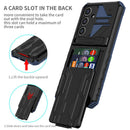 Samsung A16 5G Heavy Duty Kickstand Card Holder Case