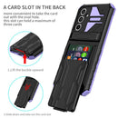 Samsung A16 5G Heavy Duty Kickstand Card Holder Case