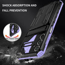 Samsung A16 5G Heavy Duty Kickstand Card Holder Case