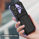 Samsung A16 5G Heavy Duty Kickstand Card Holder Case