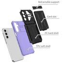 Samsung A16 5G Heavy Duty Kickstand Card Holder Case