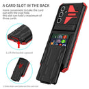 Samsung A16 5G Heavy Duty Kickstand Card Holder Case