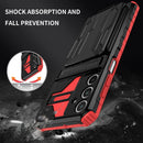 Samsung A16 5G Heavy Duty Kickstand Card Holder Case
