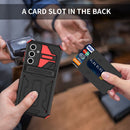Samsung A16 5G Heavy Duty Kickstand Card Holder Case