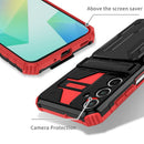 Samsung A16 5G Heavy Duty Kickstand Card Holder Case