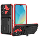 Samsung A16 5G Heavy Duty Kickstand Card Holder Case