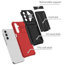 Samsung A16 5G Heavy Duty Kickstand Card Holder Case