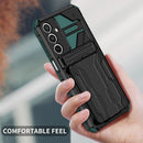 Samsung A16 5G Heavy Duty Kickstand Card Holder Case