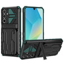 Samsung A16 5G Heavy Duty Kickstand Card Holder Case