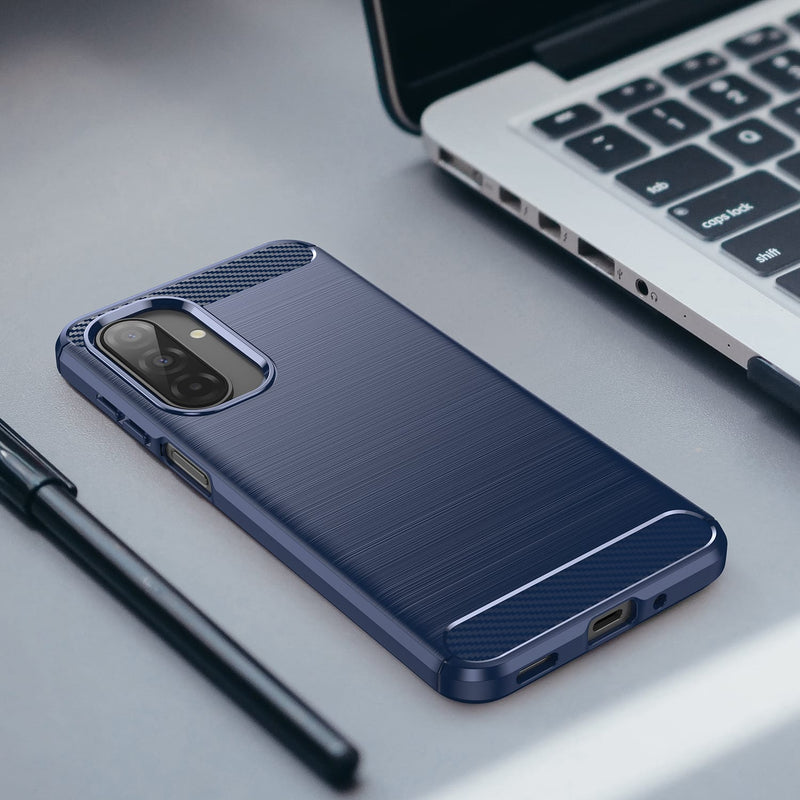 Samsung Galaxy A17 5G Carbon Fibre Brushed Case [Navy]
