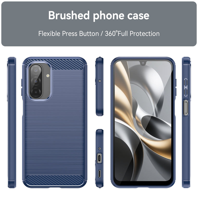 Samsung Galaxy A17 5G Carbon Fibre Brushed Case [Navy]