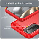 Samsung Galaxy A17 5G Carbon Fibre Brushed Case [Red]