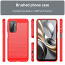 Samsung Galaxy A17 5G Carbon Fibre Brushed Case [Red]