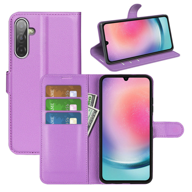 Samsung Galaxy A17 5G PU Wallet Case [Purple]