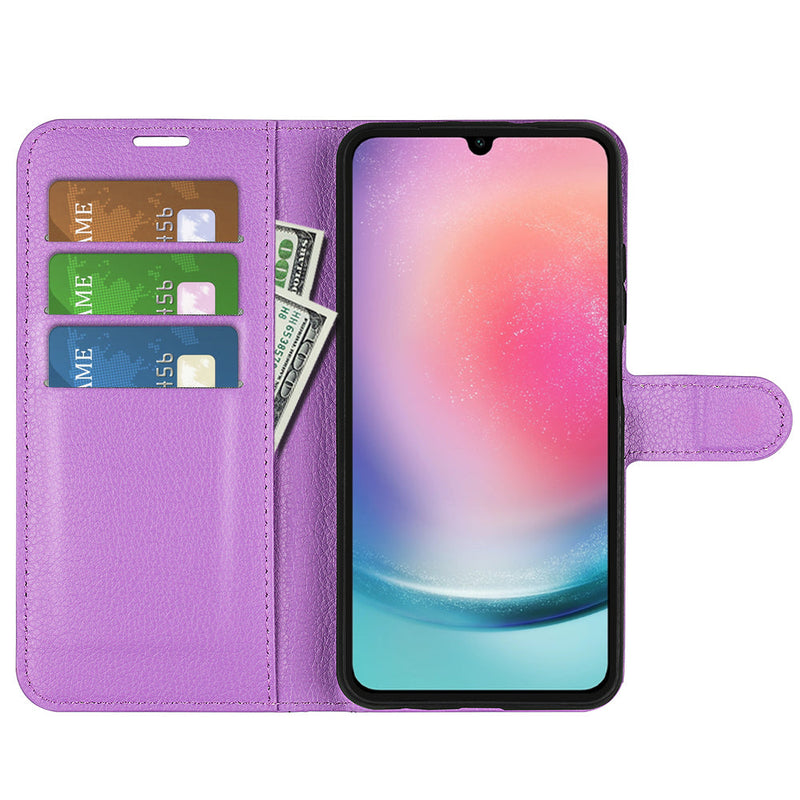 Samsung Galaxy A17 5G PU Wallet Case [Purple]