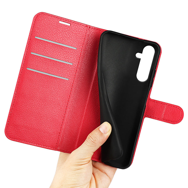 Samsung Galaxy A17 5G PU Wallet Case [Red]