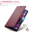 Samsung Galaxy A17 5G CaseMe Retro Wallet Case [Maroon]