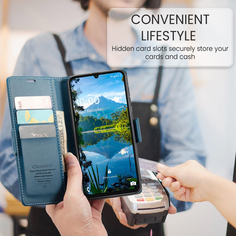 Samsung Galaxy A17 5G CaseMe Retro Wallet Case [Navy]