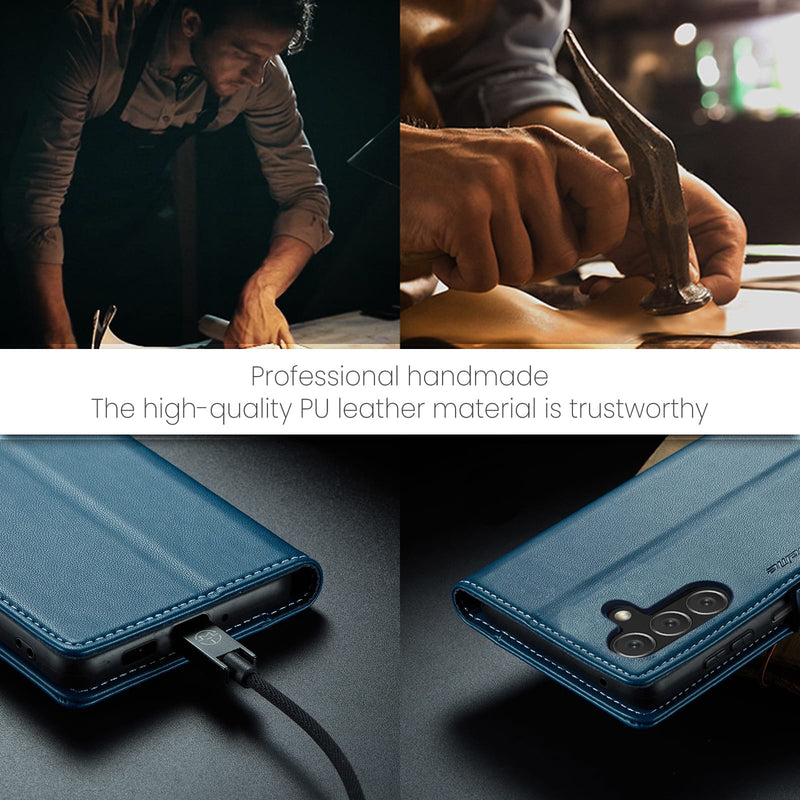 Samsung Galaxy A17 5G CaseMe Retro Wallet Case [Navy]