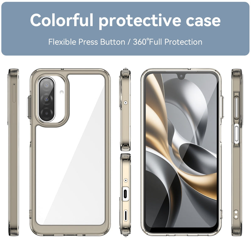 Samsung Galaxy A17 5G Soft TPU Bumper Case [Clear Grey]