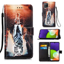 Samsung A22 4G Case Designer PU (Cat&Tiger) 1