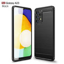 Samsung A23 Carbon Fibre TPU Case Slim Shockproof Cover